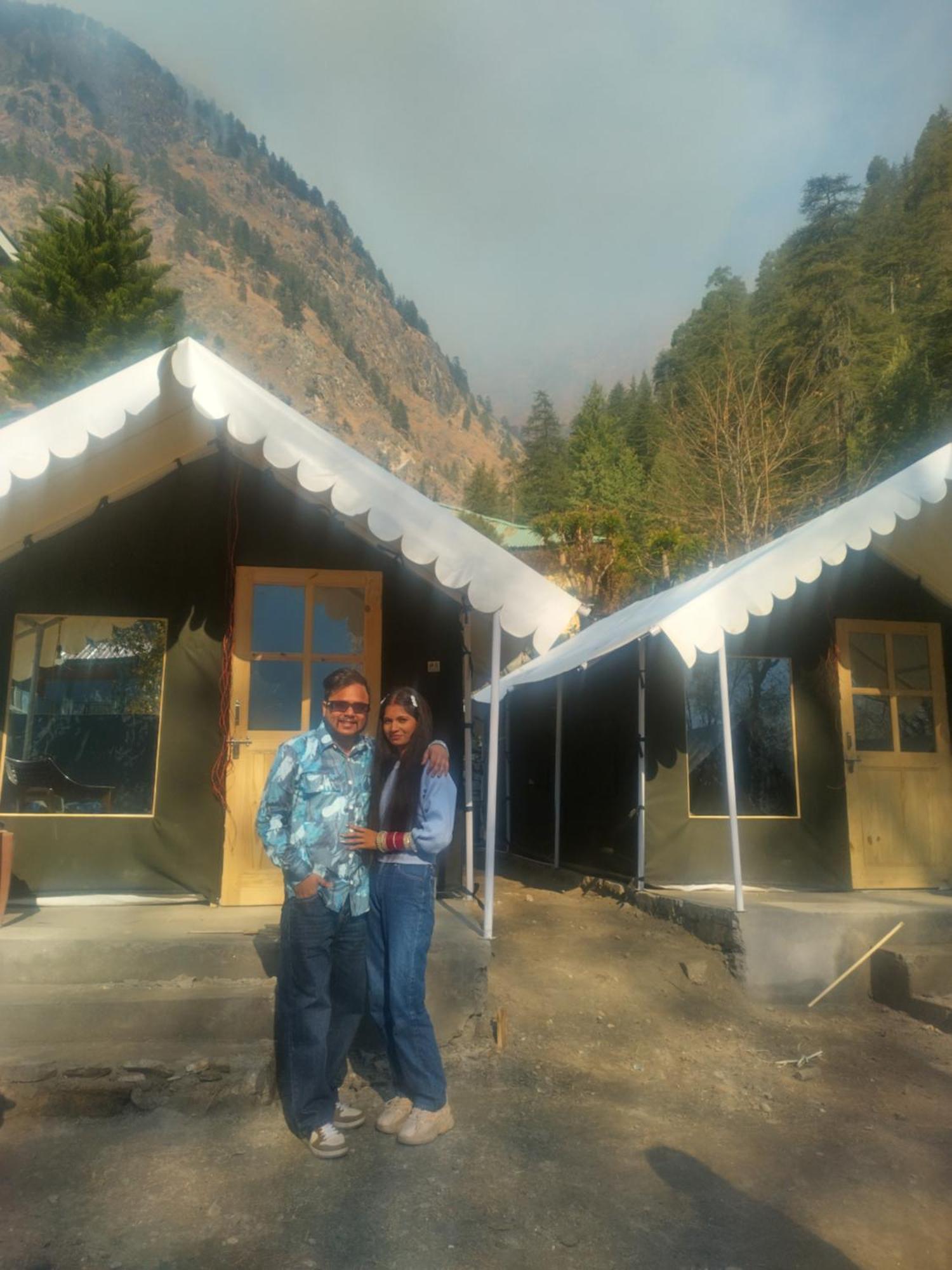 Negi Hill View Camping &Caffe Kasol Ngoại thất bức ảnh